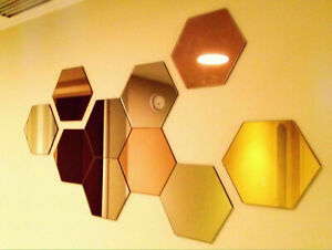 Comprar  espejo hexagonal ikea